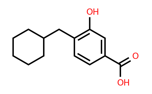CAS 1243282-38-3 | 4-(Cyclohexylmethyl)-3-hydroxybenzoic acid