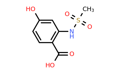CAS 1243282-41-8 | 4-Hydroxy-2-(methylsulfonamido)benzoic acid