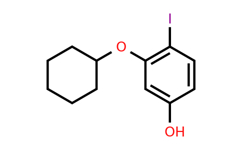 CAS 1243282-49-6 | 3-(Cyclohexyloxy)-4-iodophenol
