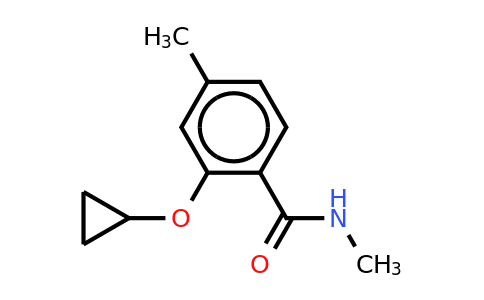 CAS 1243282-50-9 | 2-Cyclopropoxy-N,4-dimethylbenzamide