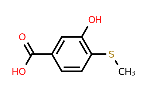 CAS 1243282-54-3 | 3-Hydroxy-4-(methylsulfanyl)benzoic acid