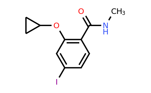 CAS 1243282-65-6 | 2-Cyclopropoxy-4-iodo-N-methylbenzamide