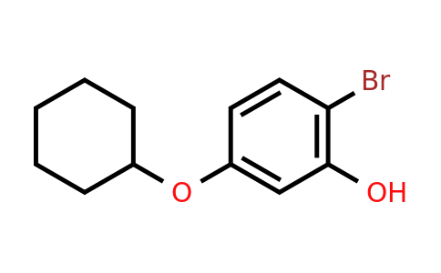 CAS 1243282-66-7 | 2-Bromo-5-(cyclohexyloxy)phenol