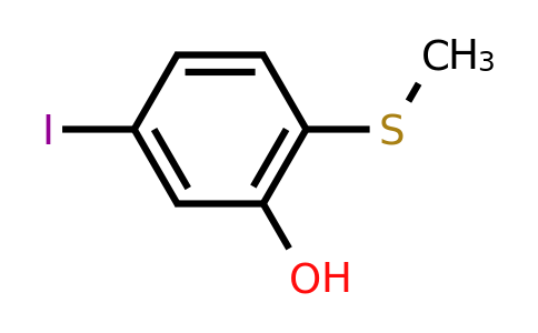 CAS 1243282-69-0 | 5-Iodo-2-(methylsulfanyl)phenol