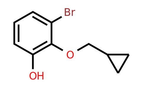CAS 1243282-70-3 | 3-Bromo-2-(cyclopropylmethoxy)phenol