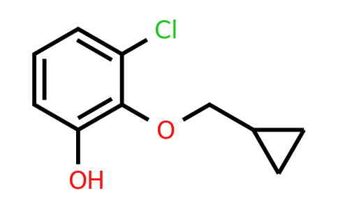 CAS 1243282-74-7 | 3-Chloro-2-(cyclopropylmethoxy)phenol