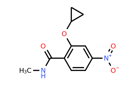CAS 1243282-77-0 | 2-Cyclopropoxy-N-methyl-4-nitrobenzamide