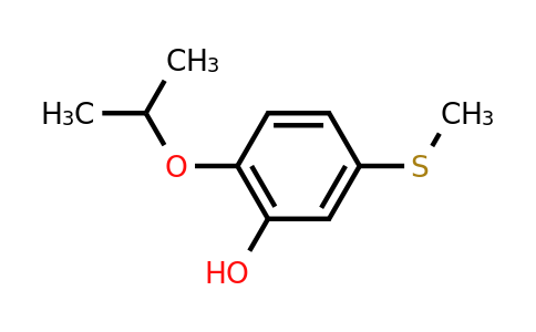 CAS 1243282-88-3 | 2-Isopropoxy-5-(methylthio)phenol