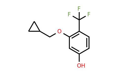 CAS 1243282-89-4 | 3-(Cyclopropylmethoxy)-4-(trifluoromethyl)phenol