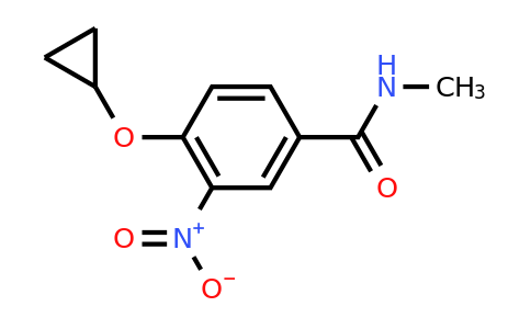 CAS 1243282-90-7 | 4-Cyclopropoxy-N-methyl-3-nitrobenzamide