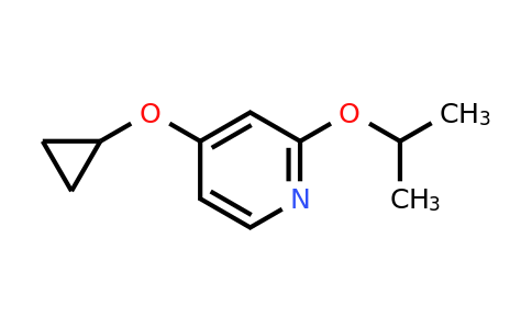 CAS 1243282-92-9 | 4-Cyclopropoxy-2-(propan-2-yloxy)pyridine