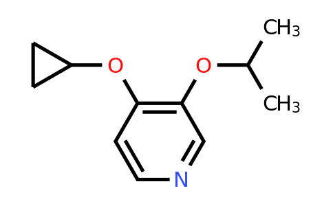 CAS 1243282-96-3 | 4-Cyclopropoxy-3-(propan-2-yloxy)pyridine