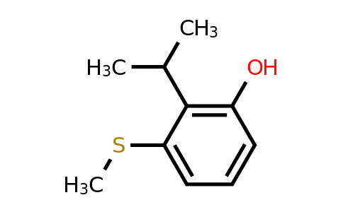 CAS 1243283-02-4 | 2-Isopropyl-3-(methylthio)phenol
