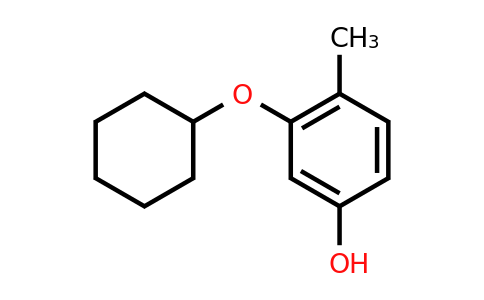 CAS 1243283-06-8 | 3-(Cyclohexyloxy)-4-methylphenol