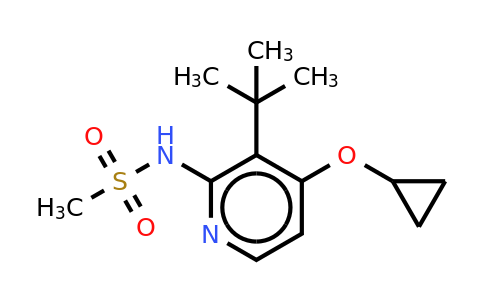 CAS 1243283-10-4 | N-(3-tert-butyl-4-cyclopropoxypyridin-2-YL)methanesulfonamide