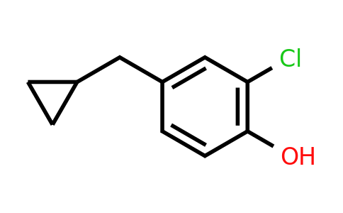 CAS 1243283-11-5 | 2-Chloro-4-(cyclopropylmethyl)phenol