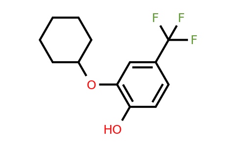 CAS 1243283-12-6 | 2-(Cyclohexyloxy)-4-(trifluoromethyl)phenol