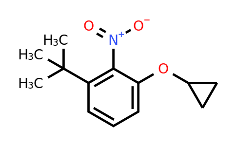CAS 1243283-15-9 | 1-Tert-butyl-3-cyclopropoxy-2-nitrobenzene