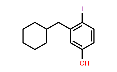 CAS 1243283-21-7 | 3-(Cyclohexylmethyl)-4-iodophenol