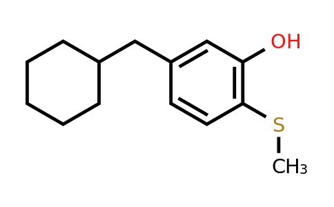 CAS 1243283-37-5 | 5-(Cyclohexylmethyl)-2-(methylthio)phenol