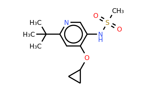 CAS 1243283-38-6 | N-(6-tert-butyl-4-cyclopropoxypyridin-3-YL)methanesulfonamide