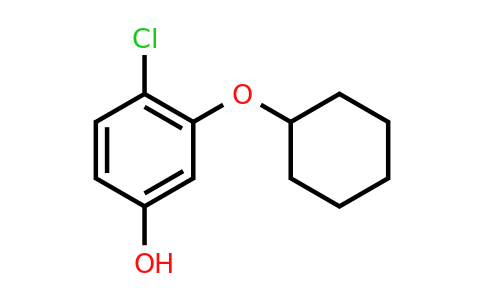 CAS 1243283-39-7 | 4-Chloro-3-(cyclohexyloxy)phenol