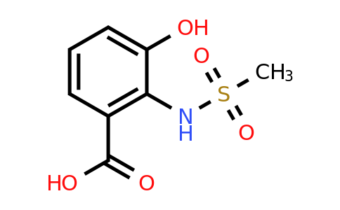 CAS 1243283-40-0 | 3-Hydroxy-2-(methylsulfonamido)benzoic acid