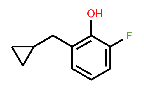 CAS 1243283-44-4 | 2-(Cyclopropylmethyl)-6-fluorophenol