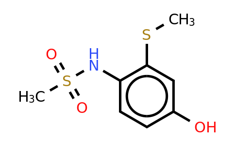 CAS 1243283-49-9 | N-(4-hydroxy-2-(methylthio)phenyl)methanesulfonamide