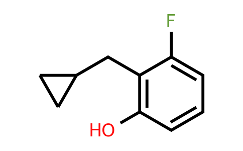 CAS 1243283-50-2 | 2-(Cyclopropylmethyl)-3-fluorophenol