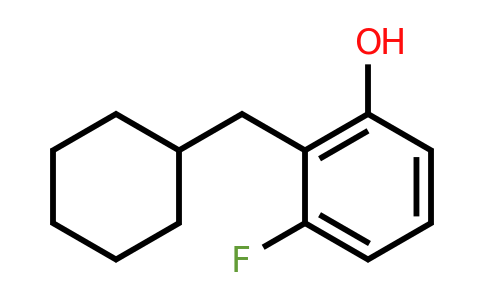 CAS 1243283-51-3 | 2-(Cyclohexylmethyl)-3-fluorophenol