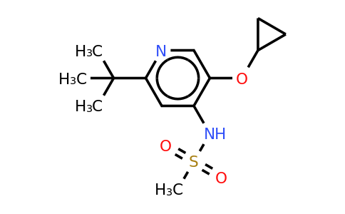 CAS 1243283-56-8 | N-(2-tert-butyl-5-cyclopropoxypyridin-4-YL)methanesulfonamide