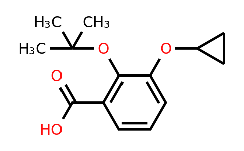 CAS 1243283-60-4 | 2-Tert-butoxy-3-cyclopropoxybenzoic acid