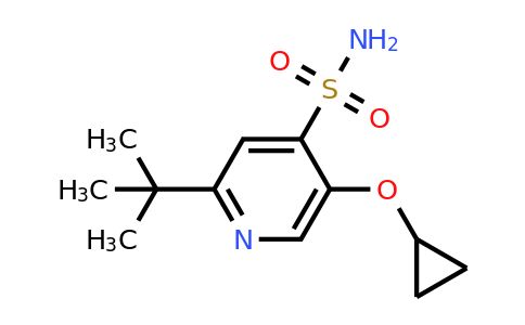 CAS 1243283-61-5 | 2-Tert-butyl-5-cyclopropoxypyridine-4-sulfonamide