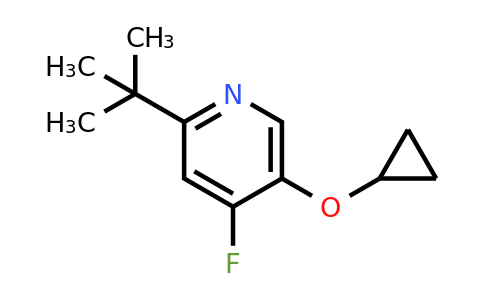 CAS 1243283-68-2 | 2-Tert-butyl-5-cyclopropoxy-4-fluoropyridine