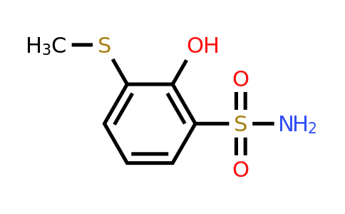 CAS 1243283-69-3 | 2-Hydroxy-3-(methylsulfanyl)benzene-1-sulfonamide