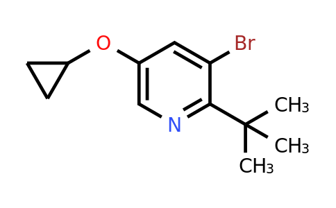CAS 1243283-72-8 | 3-Bromo-2-tert-butyl-5-cyclopropoxypyridine