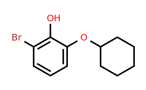 CAS 1243283-77-3 | 2-Bromo-6-(cyclohexyloxy)phenol