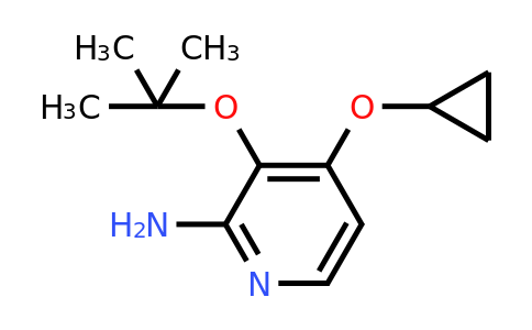 CAS 1243283-78-4 | 3-Tert-butoxy-4-cyclopropoxypyridin-2-amine