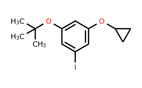 CAS 1243283-88-6 | 1-Tert-butoxy-3-cyclopropoxy-5-iodobenzene
