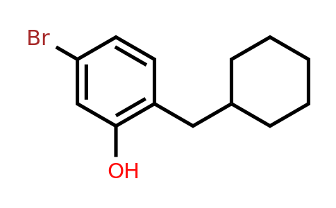 CAS 1243283-89-7 | 5-Bromo-2-(cyclohexylmethyl)phenol