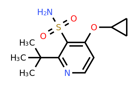 CAS 1243283-90-0 | 2-Tert-butyl-4-cyclopropoxypyridine-3-sulfonamide