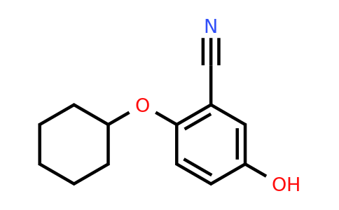 CAS 1243283-91-1 | 2-(Cyclohexyloxy)-5-hydroxybenzonitrile