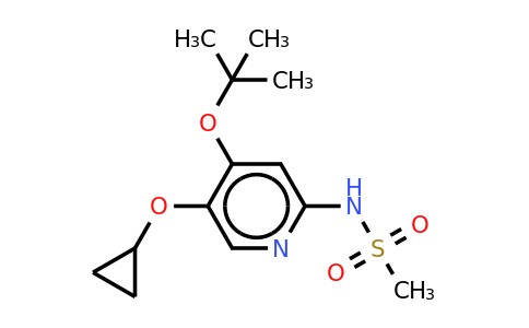CAS 1243283-94-4 | N-(4-tert-butoxy-5-cyclopropoxypyridin-2-YL)methanesulfonamide