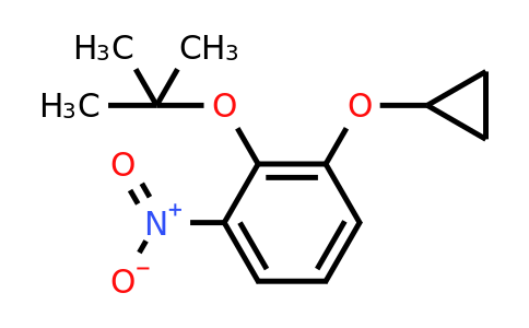 CAS 1243284-09-4 | 2-Tert-butoxy-1-cyclopropoxy-3-nitrobenzene