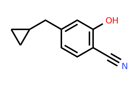 CAS 1243284-10-7 | 4-(Cyclopropylmethyl)-2-hydroxybenzonitrile