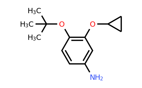 CAS 1243284-11-8 | 4-Tert-butoxy-3-cyclopropoxyaniline