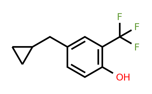 CAS 1243284-12-9 | 4-(Cyclopropylmethyl)-2-(trifluoromethyl)phenol