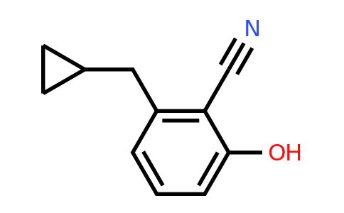 CAS 1243284-14-1 | 2-(Cyclopropylmethyl)-6-hydroxybenzonitrile