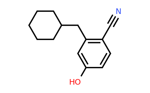 CAS 1243284-18-5 | 2-(Cyclohexylmethyl)-4-hydroxybenzonitrile